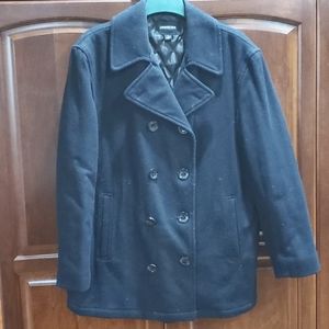Men's London Fog short double breasted pea coat